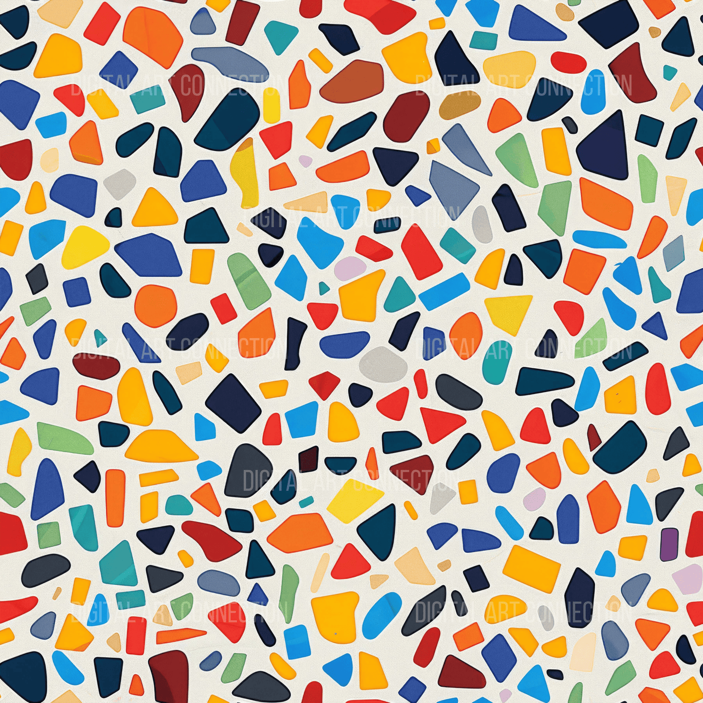 Abstract Shapes Design Seamless Digital Paper