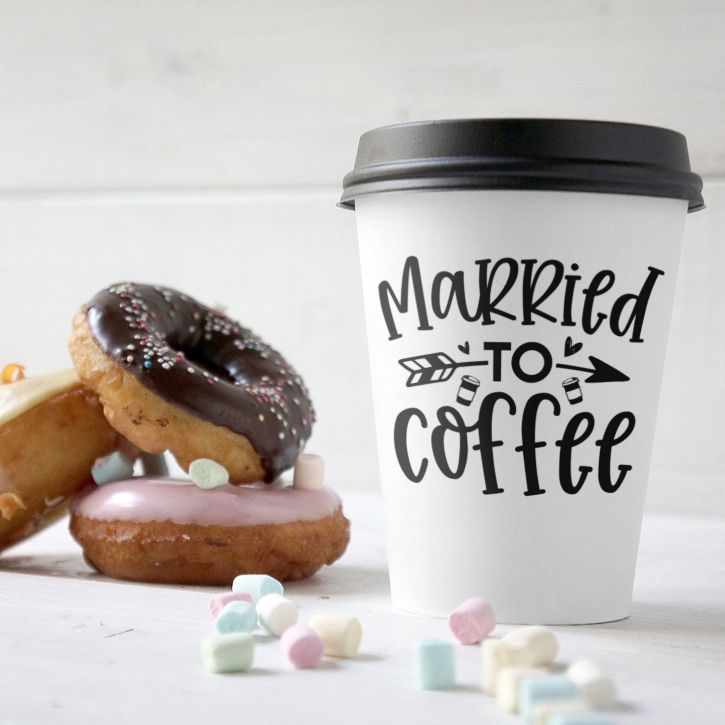 Married To Coffee SVG