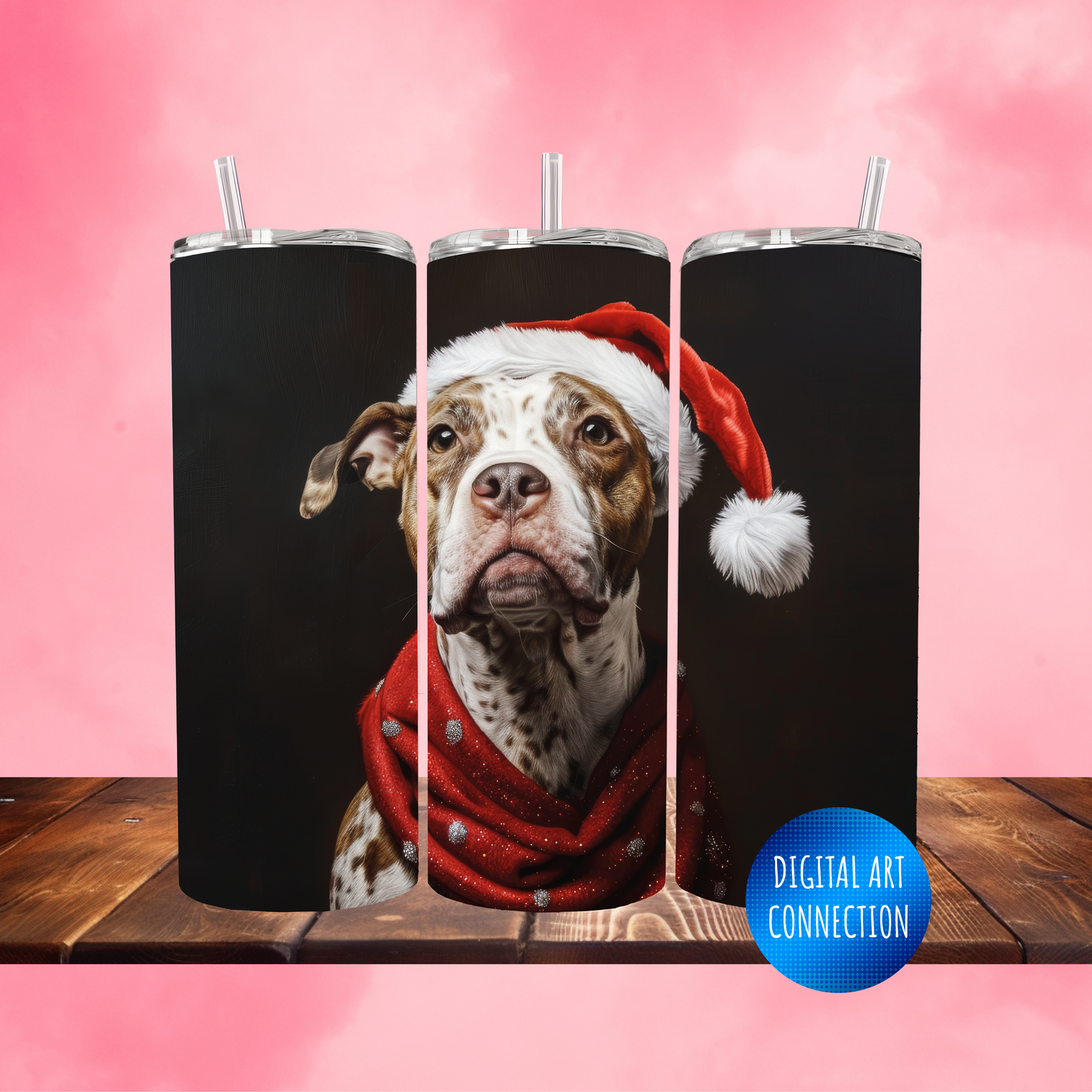 A Dog's Christmas 20 Oz Skinny Tumbler Wrap