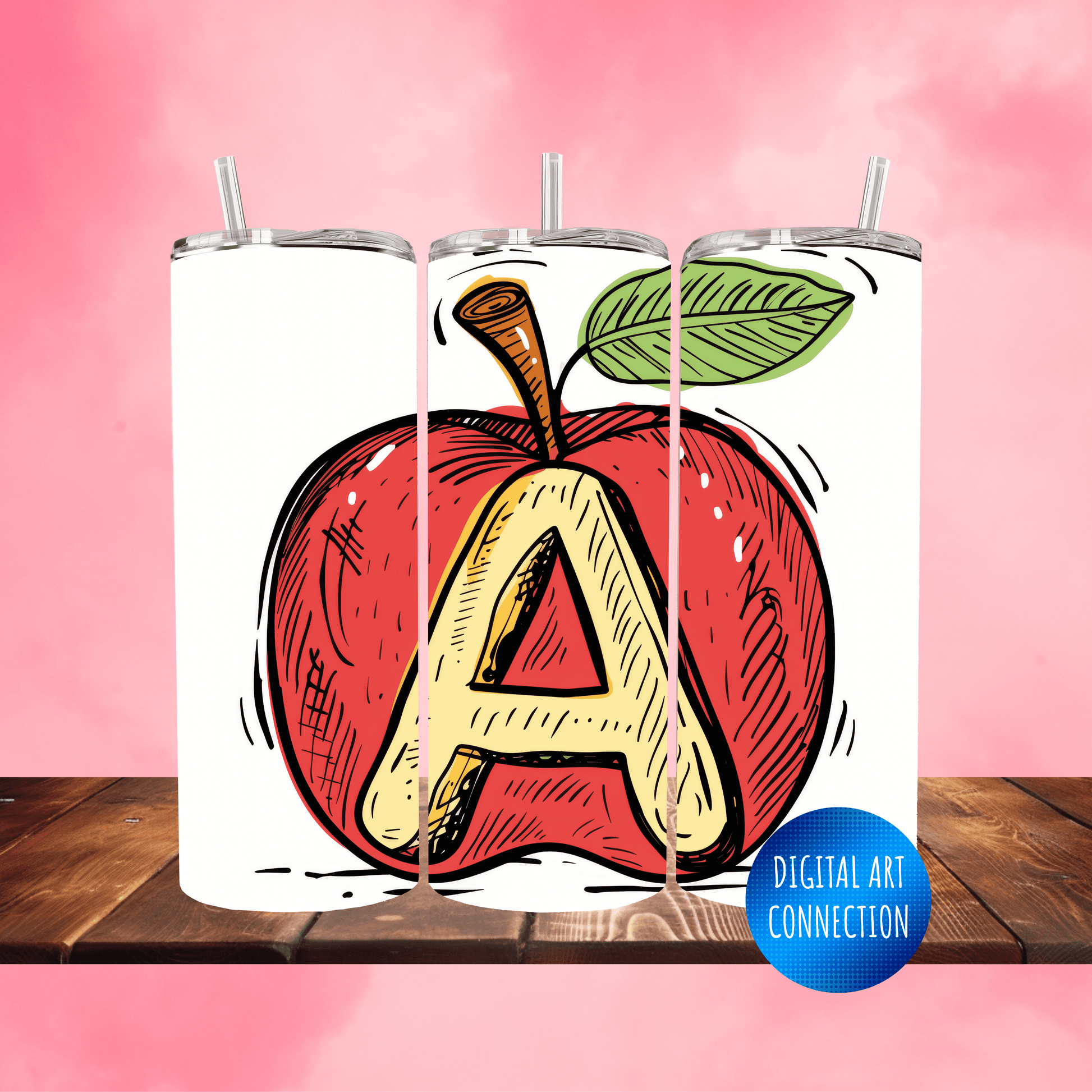 A is for Apple II Oz Skinny Tumbler Wrap