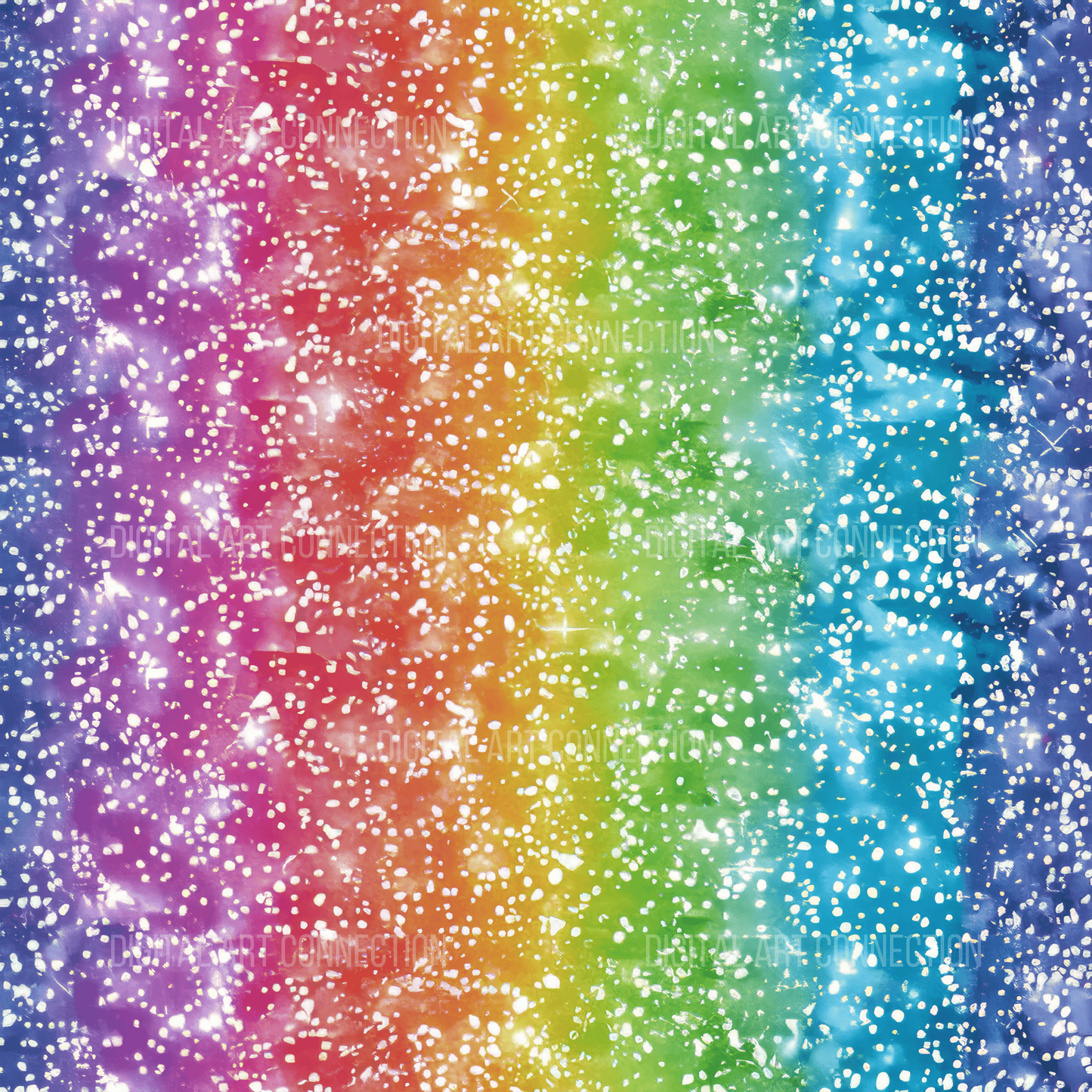 Rainbow Glitter Design Seamless Digital Paper