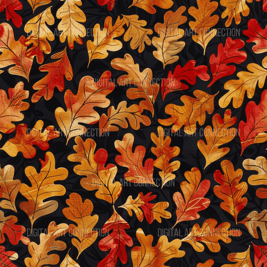 Fall Leaves III Design Seamless Digital Paper