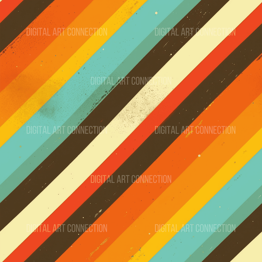 Diagonal Stripes Design Seamless Digital Paper