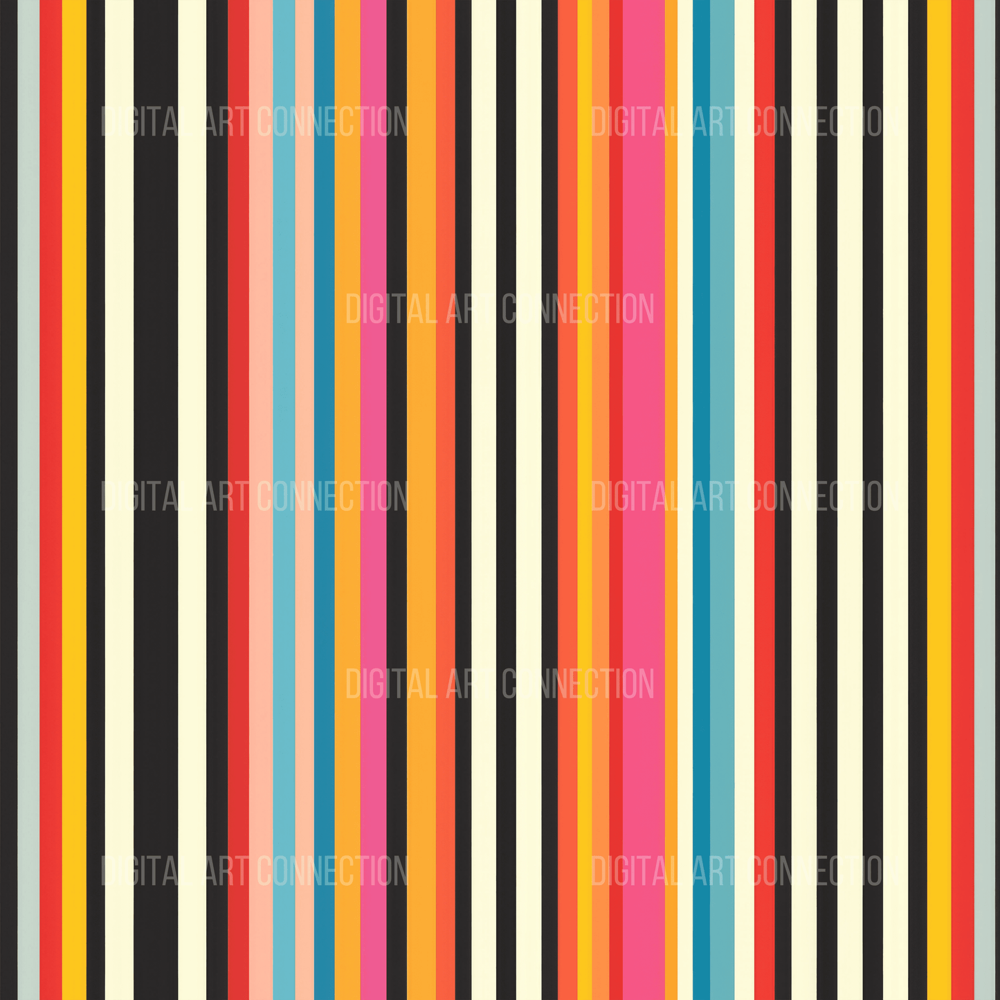 Vertical Stripes Design Seamless Digital Paper