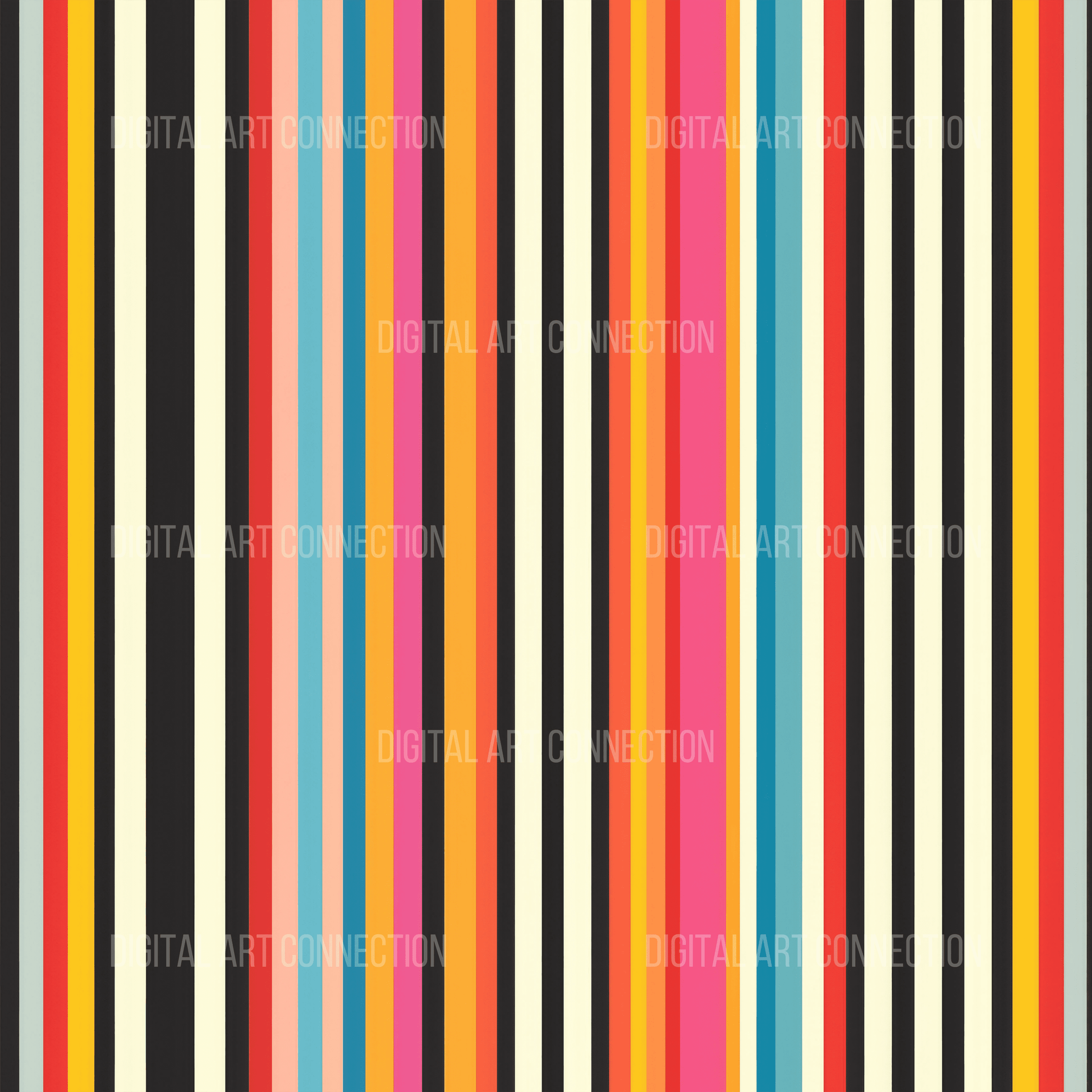 Vertical Stripes Design Seamless Digital Paper