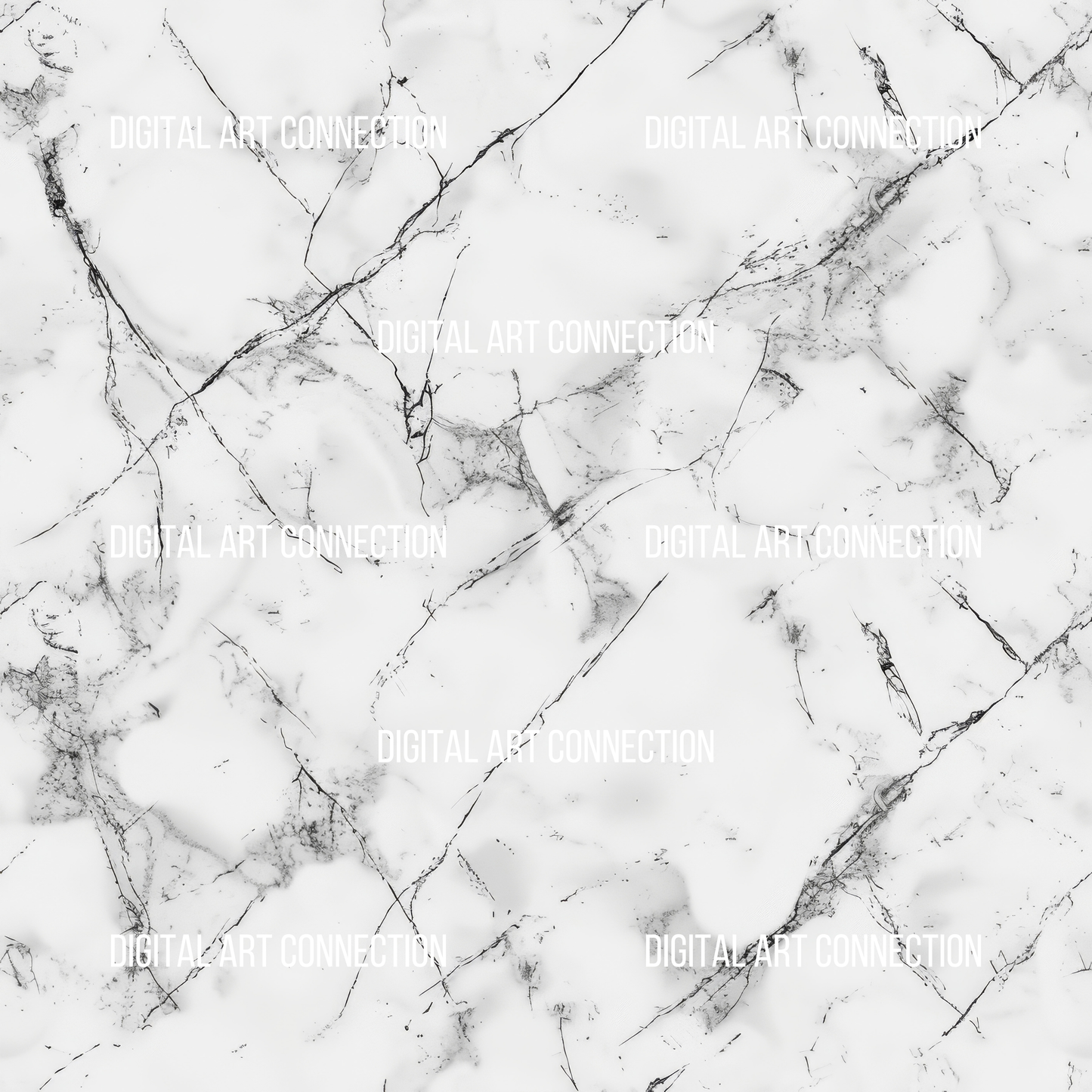 White Marble Design Seamless Digital Paper