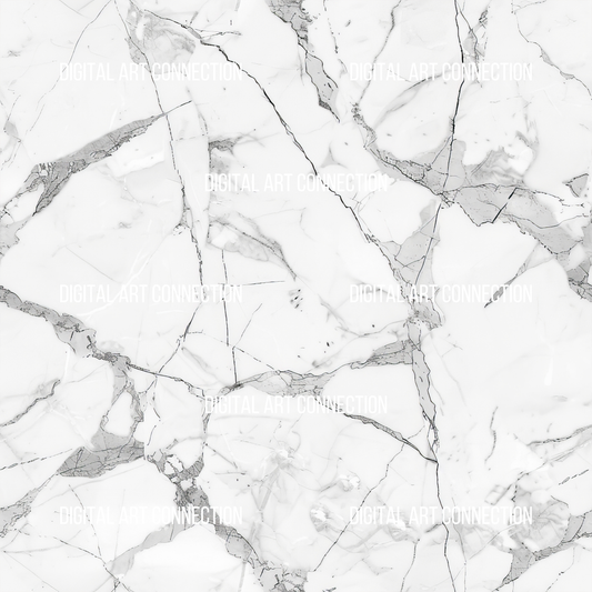 White Marble II Design Seamless Digital Paper