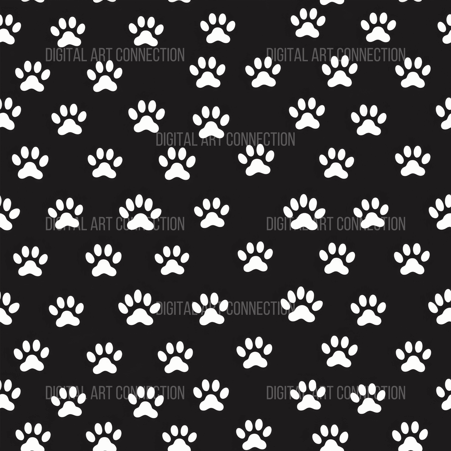 Animal Paws II Design Seamless Digital Paper