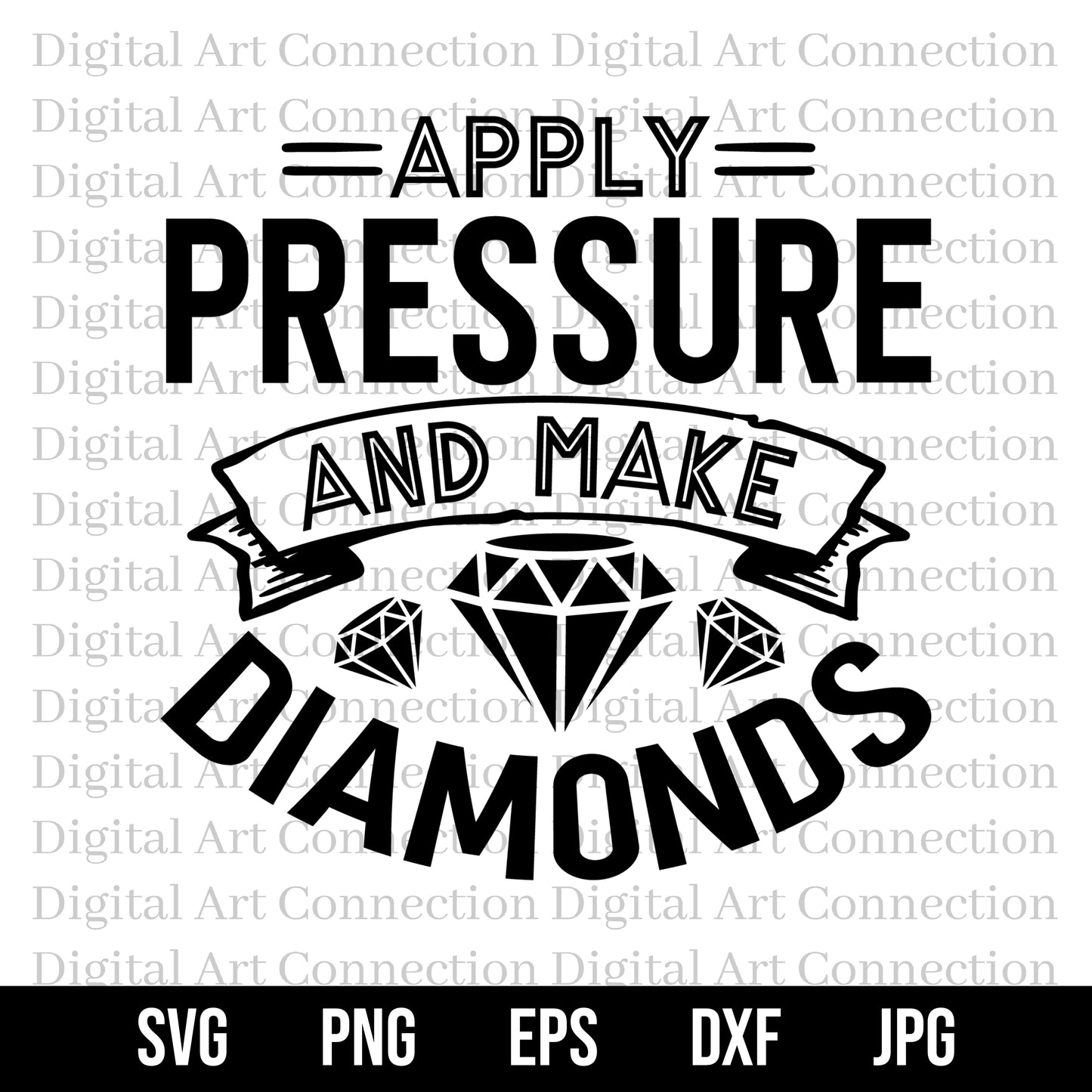 Apply Pressure and Make Diamonds SVG