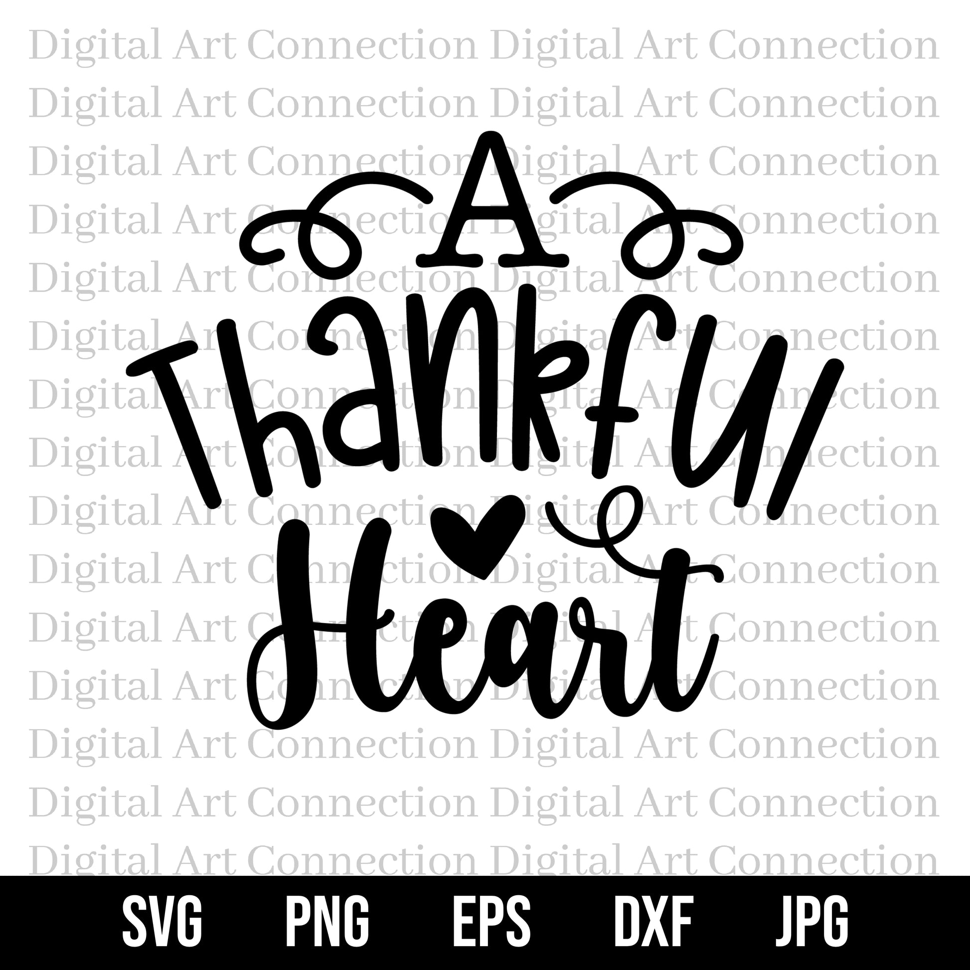 A Thankful Heart SVG