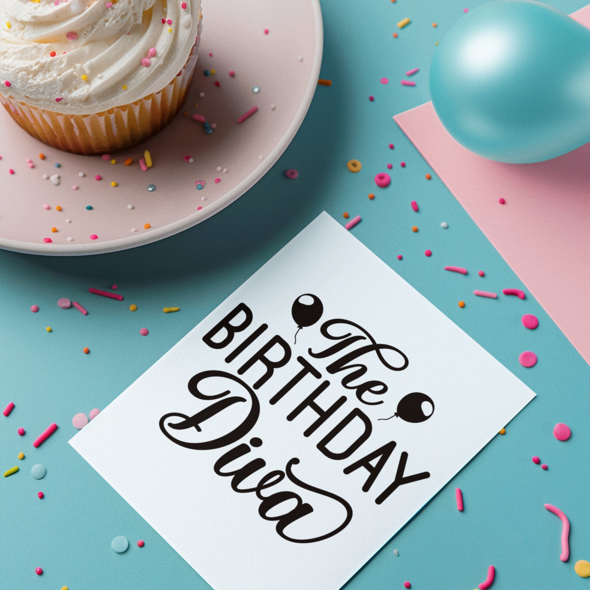 The Birthday Diva SVG