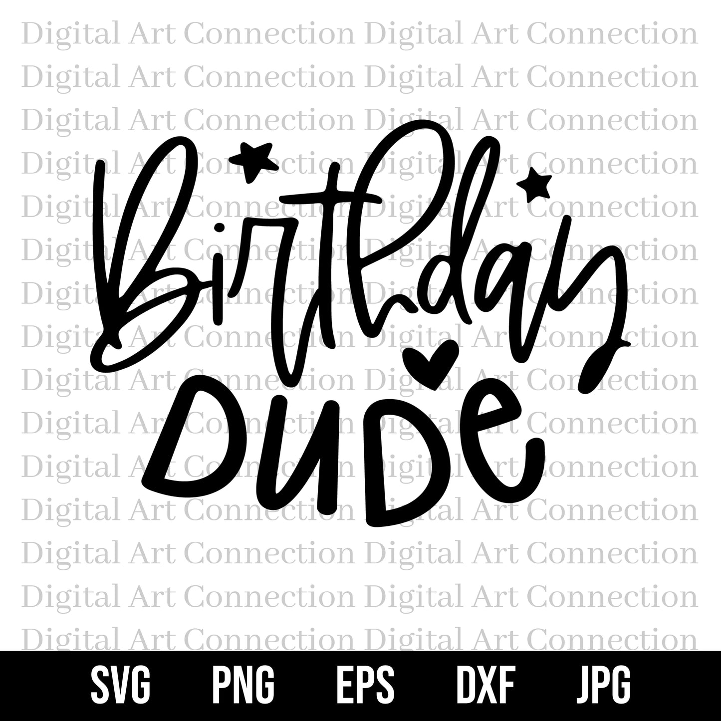 Birthday Dude SVG