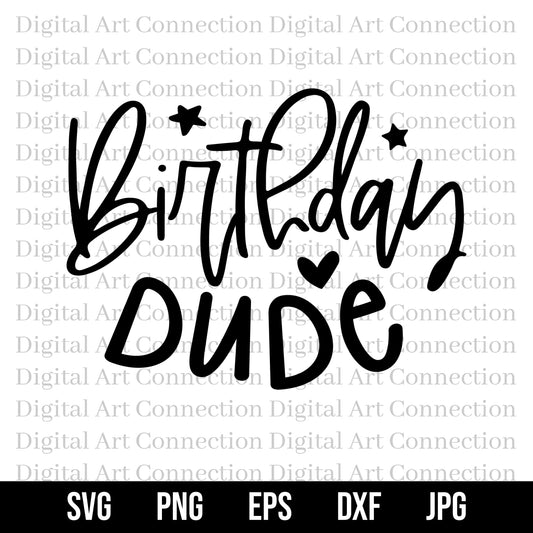 Birthday Dude SVG