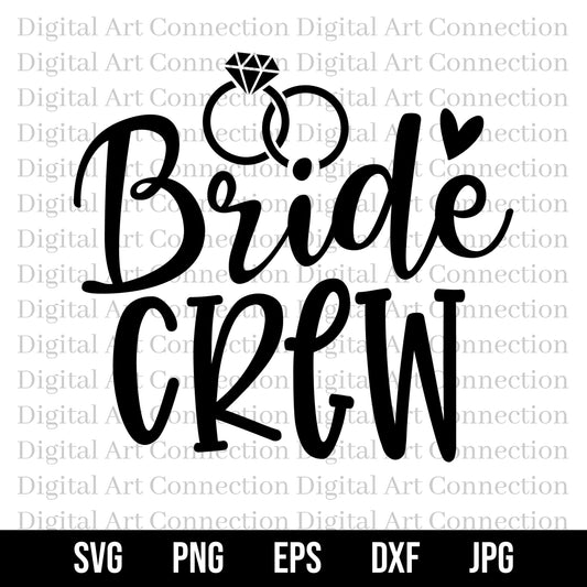 Bride Crew SVG