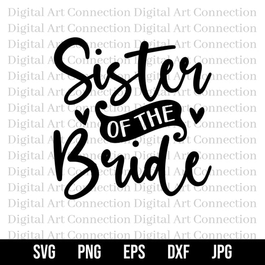 Sister of the Bride SVG