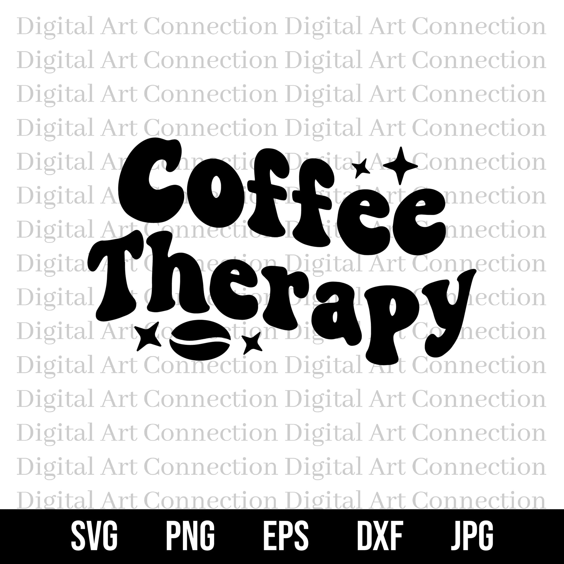 Coffee Therapy SVG