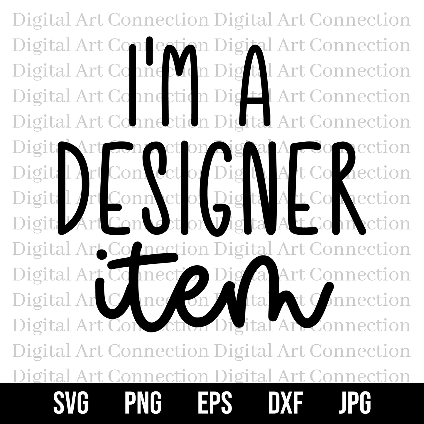 I'm A Designer Item SVG