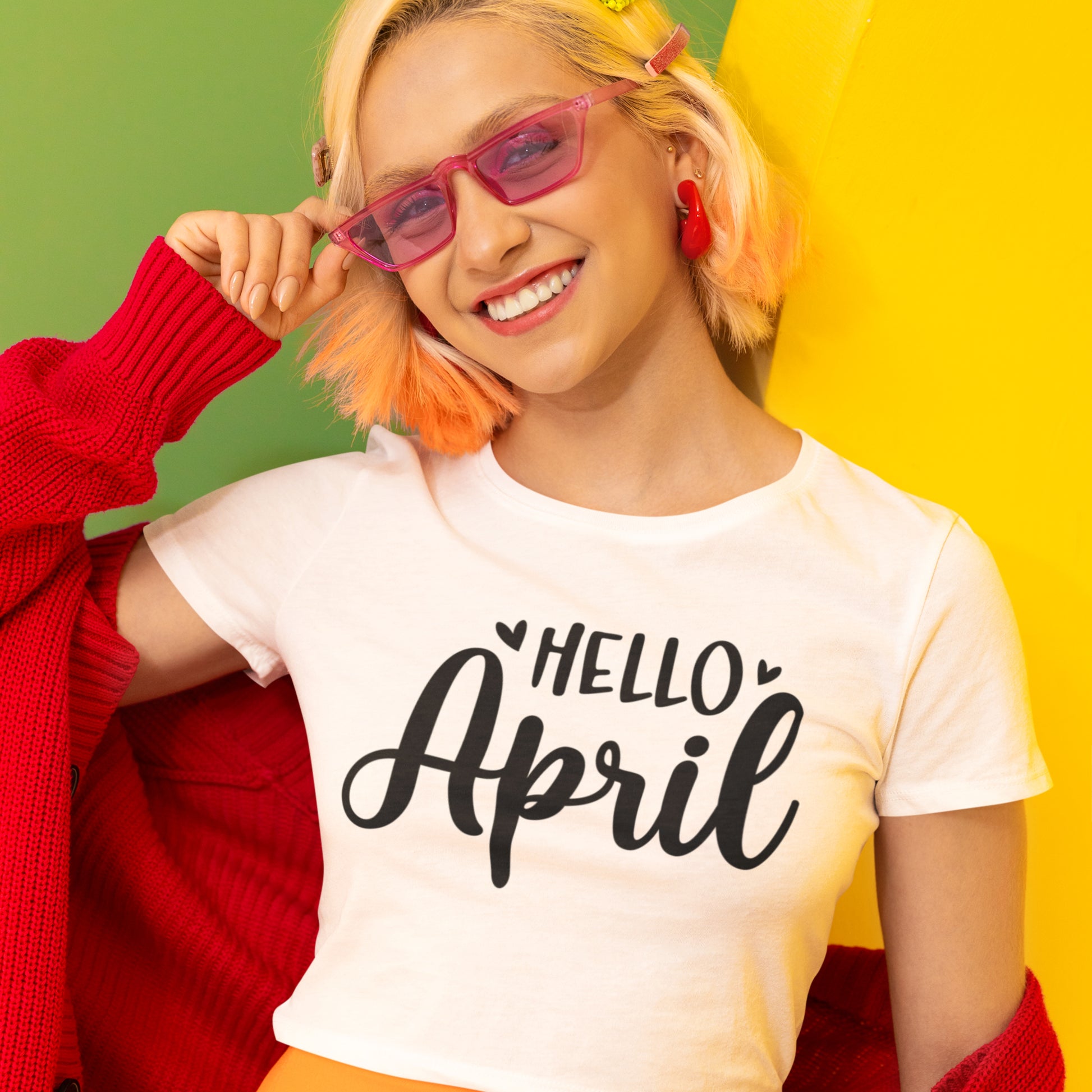 Hello April SVG