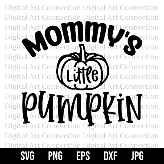 Mommy's Little Pumpkin SVG