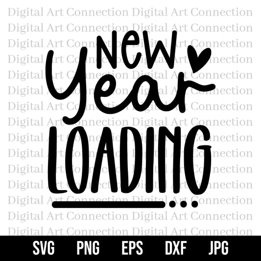 New Year Loading SVG