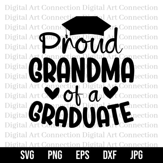 Proud Grandma of a Graduate SVG