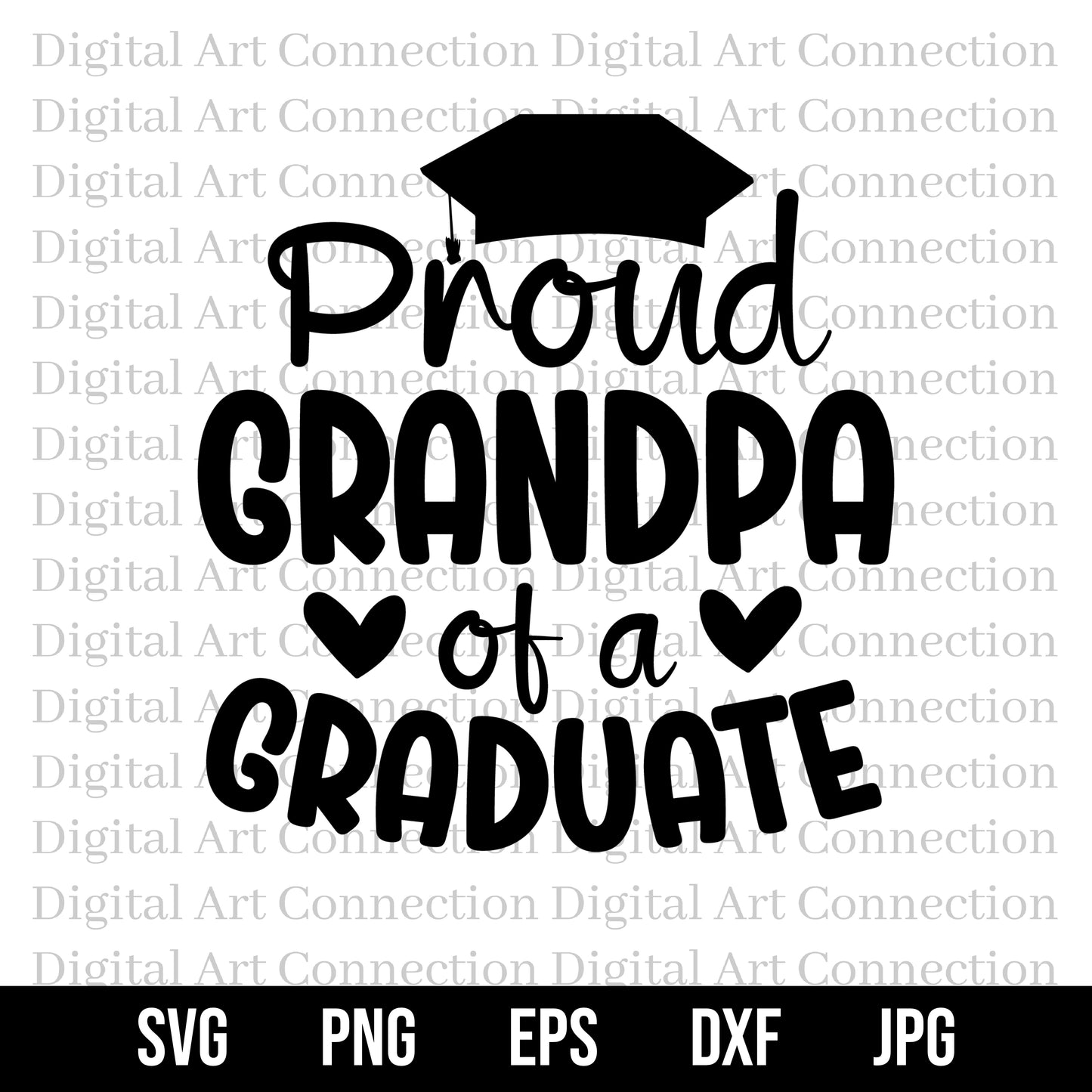 Proud Grandpa of a Graduate SVG