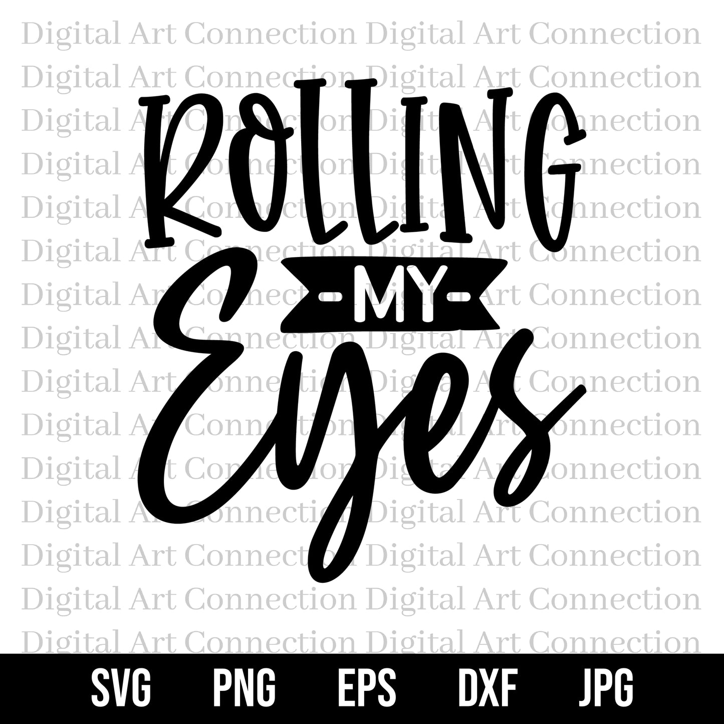 Rolling My Eyes SVG