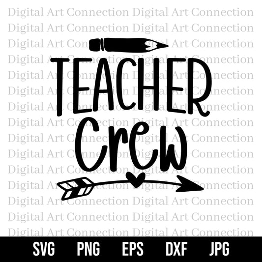 Teacher Crew SVG