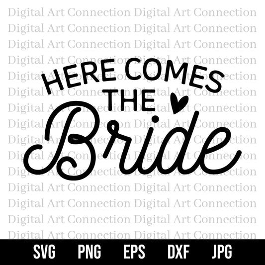 Here Comes The Bride SVG