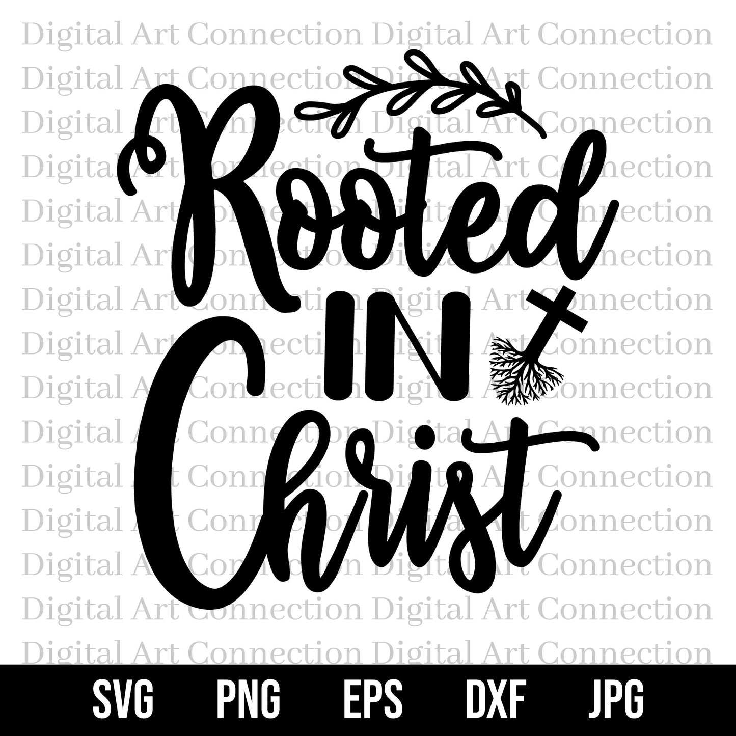 Rooted in Christ SVG