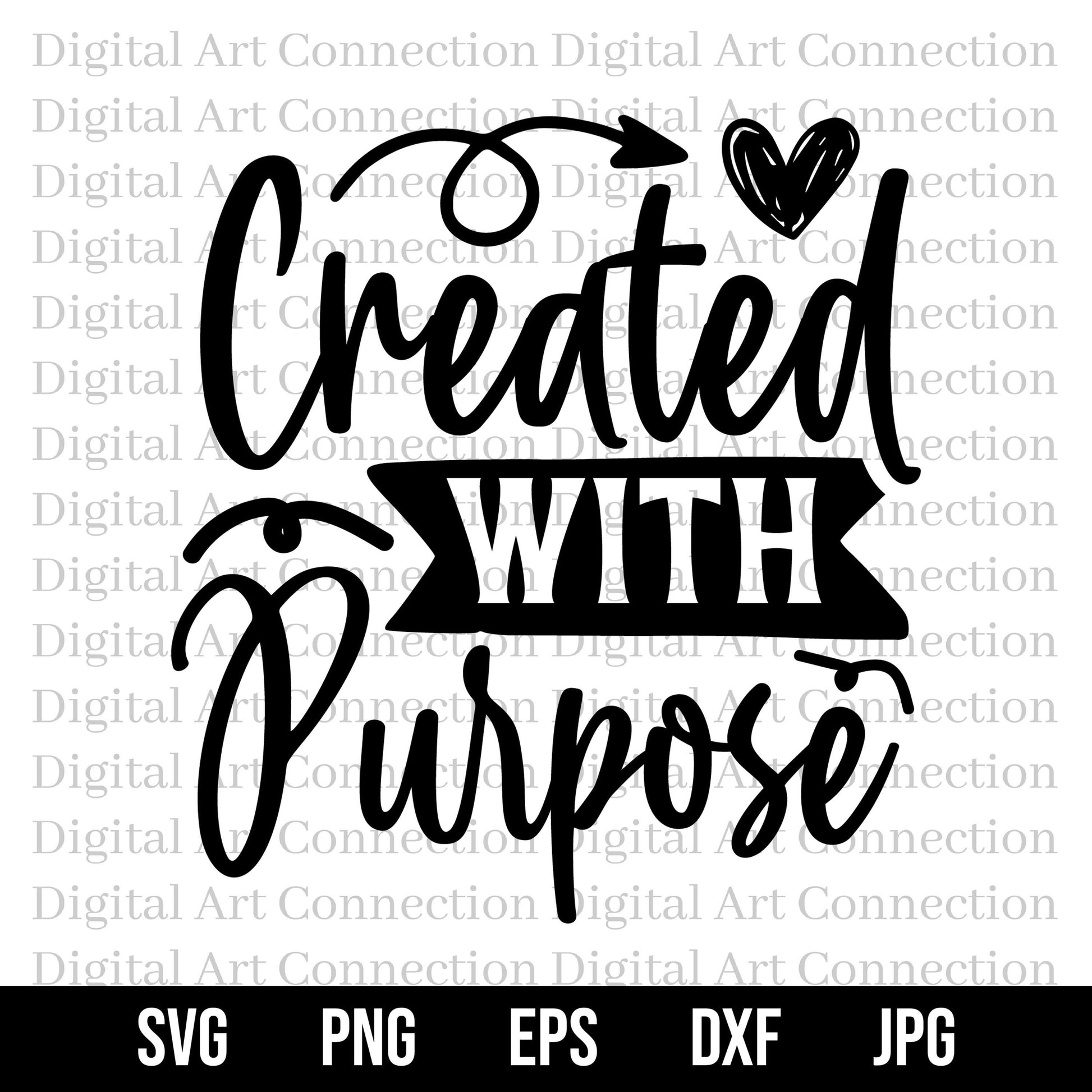 Created With Purpose SVG