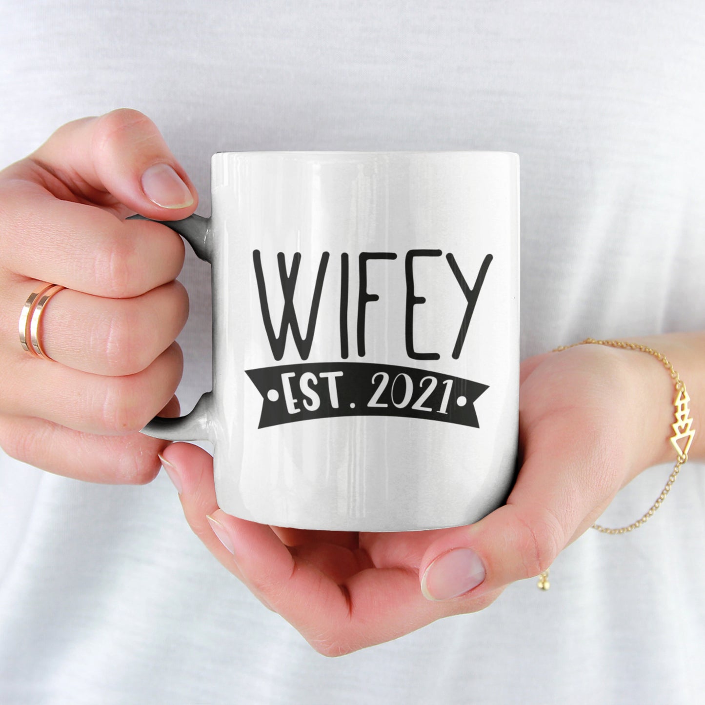 Wifey SVG, Wife SVG, Est. 2021 svg, New Wifey svg, New Wife svg, 2021 Wife svg, Married Life svg, Cricut Cut File