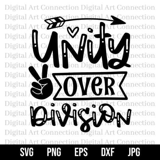 Unity Over Division SVG