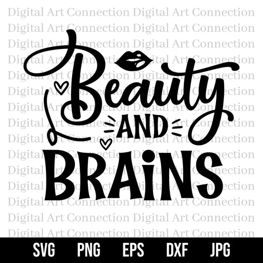 Beauty and Brains SVG