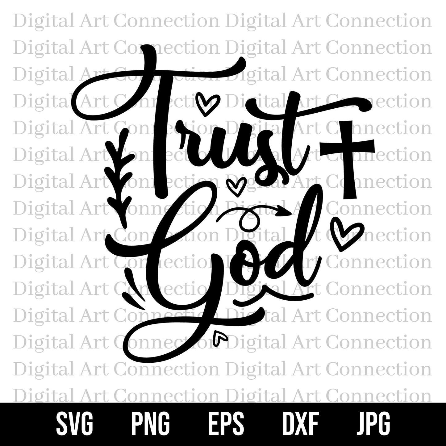 Trust God SVG