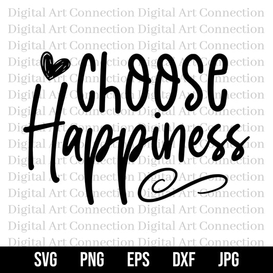 Choose Happiness SVG