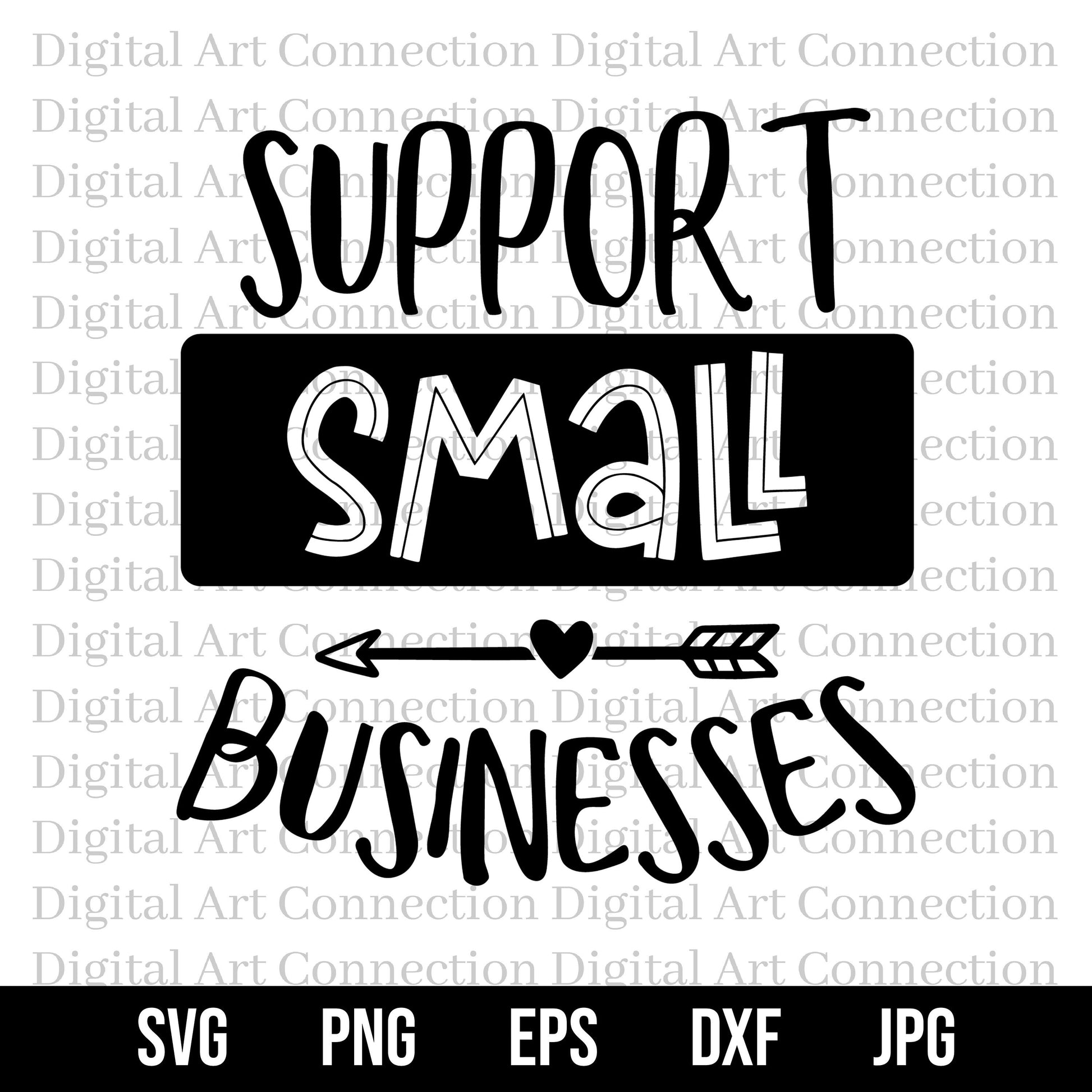 Support Small Businesses SVG