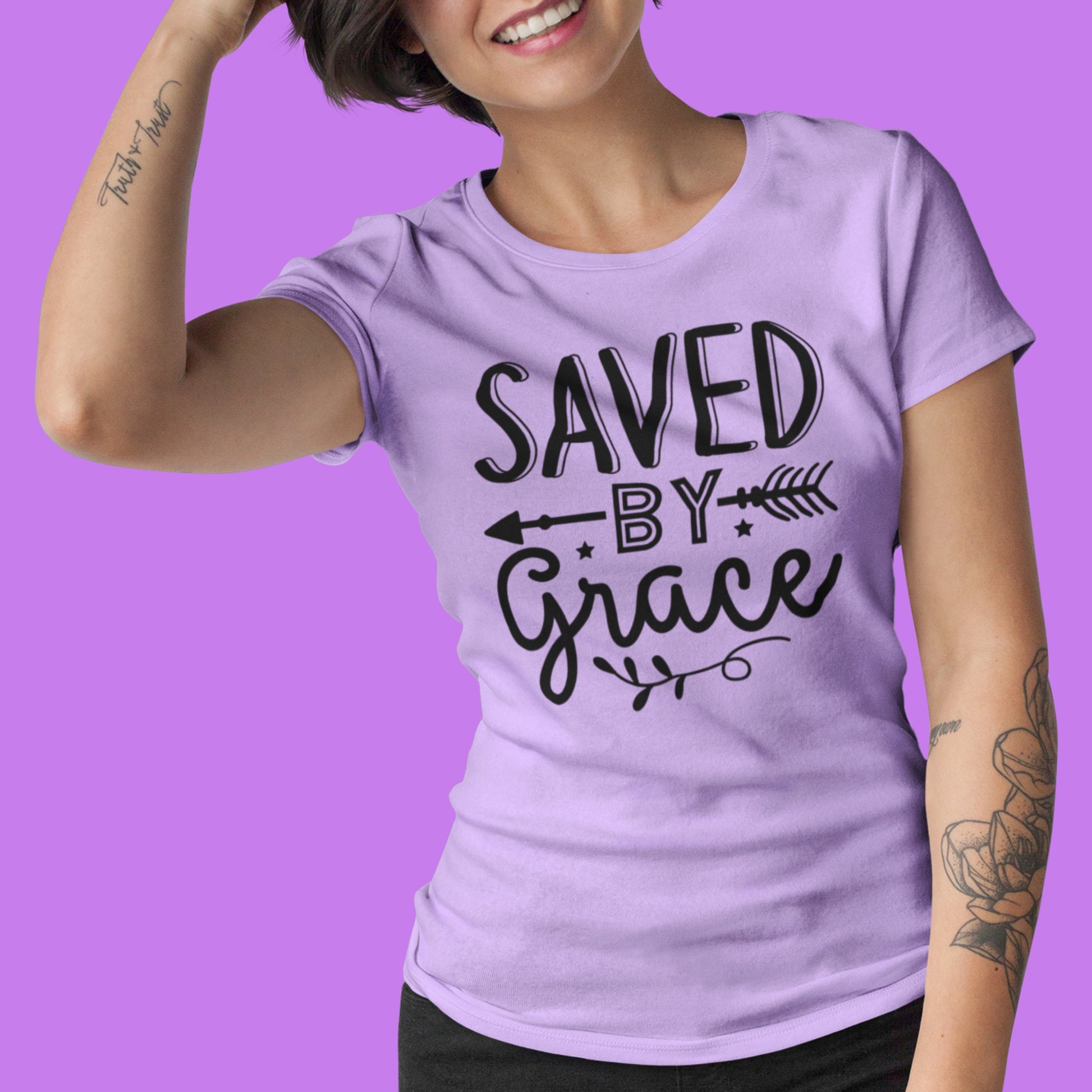 Saved by Grace SVG