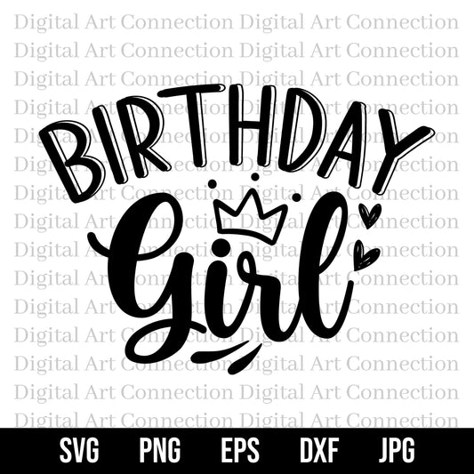 Birthday Girl SVG