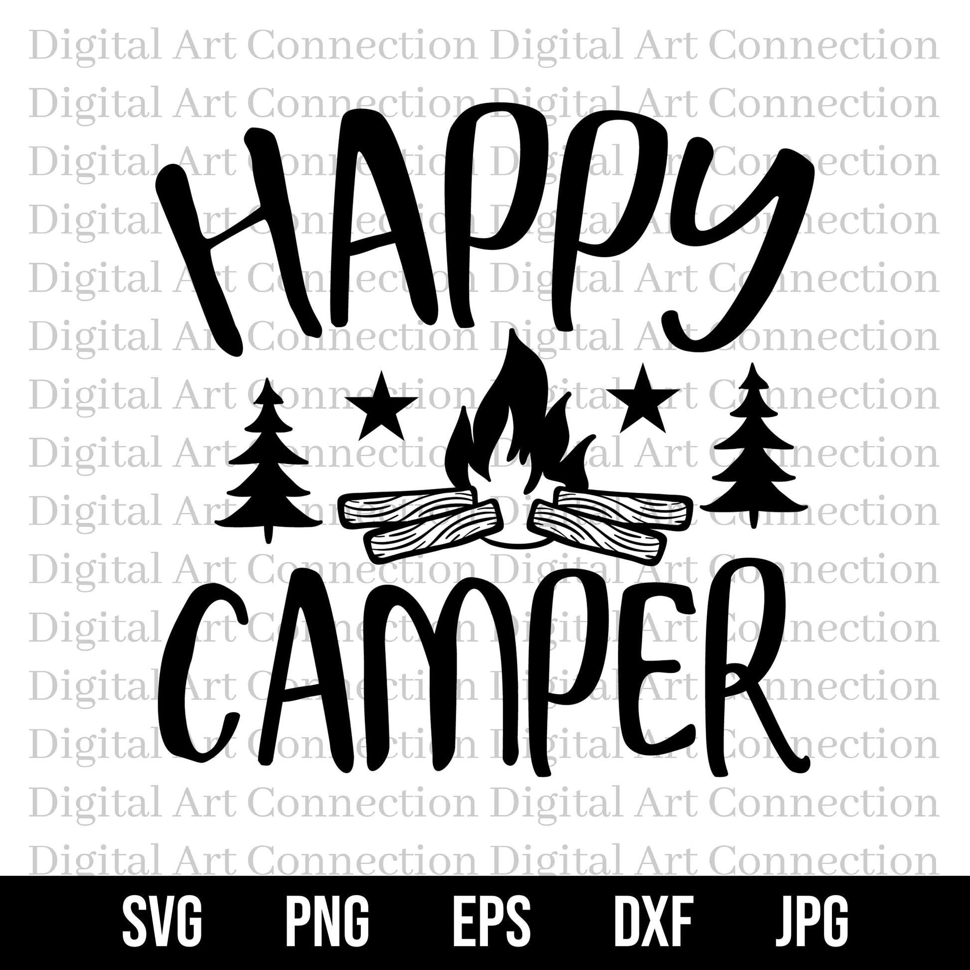 Happy Camper SVG