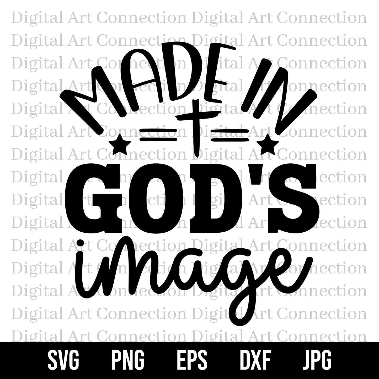 Made in God's Image SVG