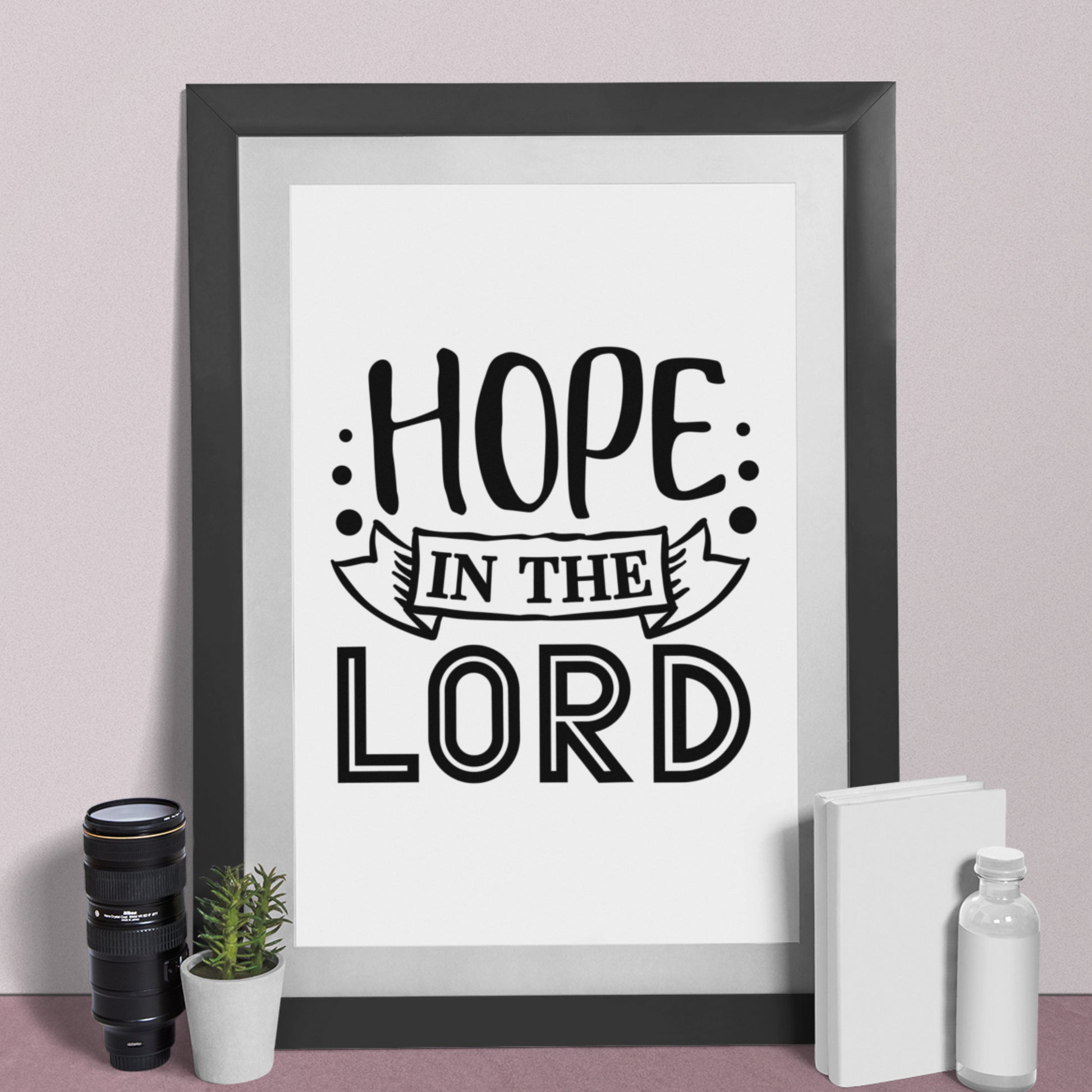 Hope in the Lord SVG