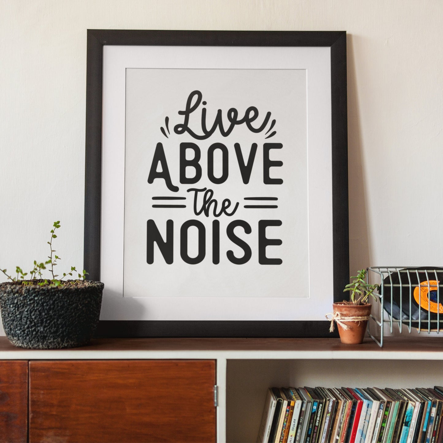 Live Above The Noise SVG