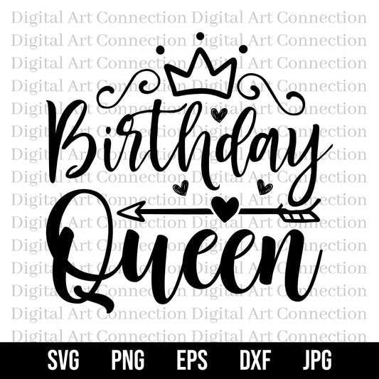 Birthday Queen SVG