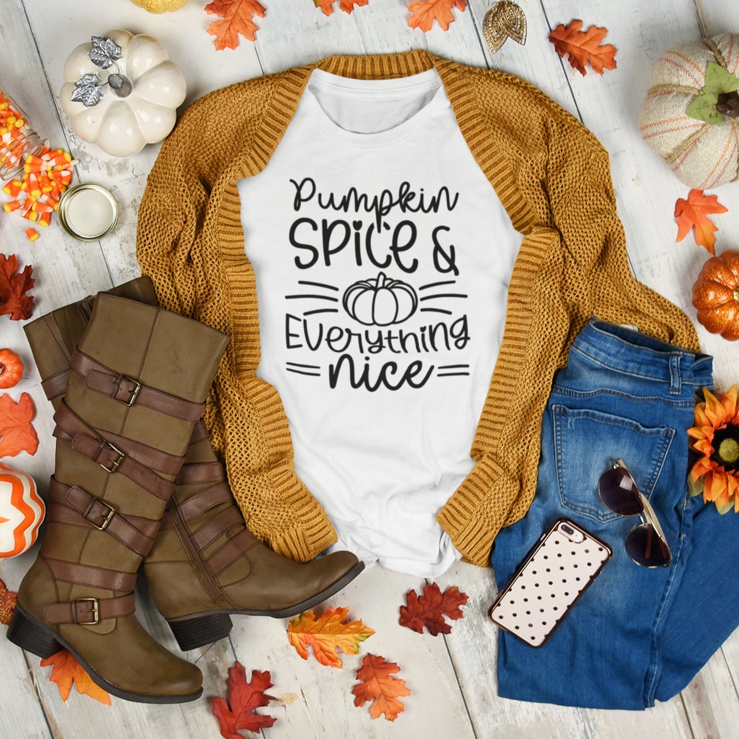 Pumpkin Spice & Everything Nice SVG