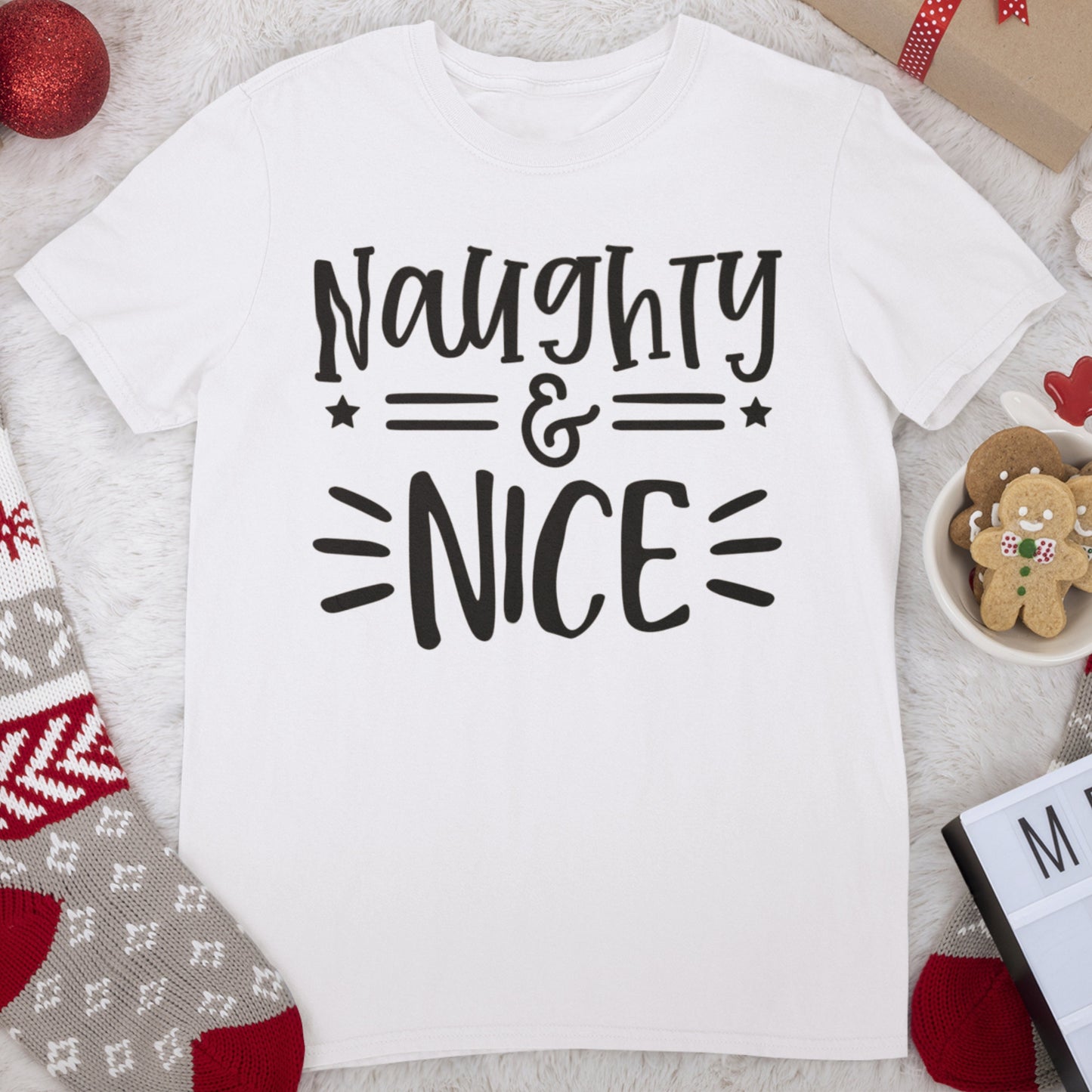 Naughty & Nice SVG