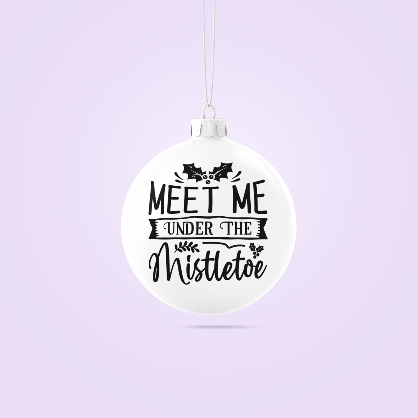 Meet Me Under The Mistletoe SVG