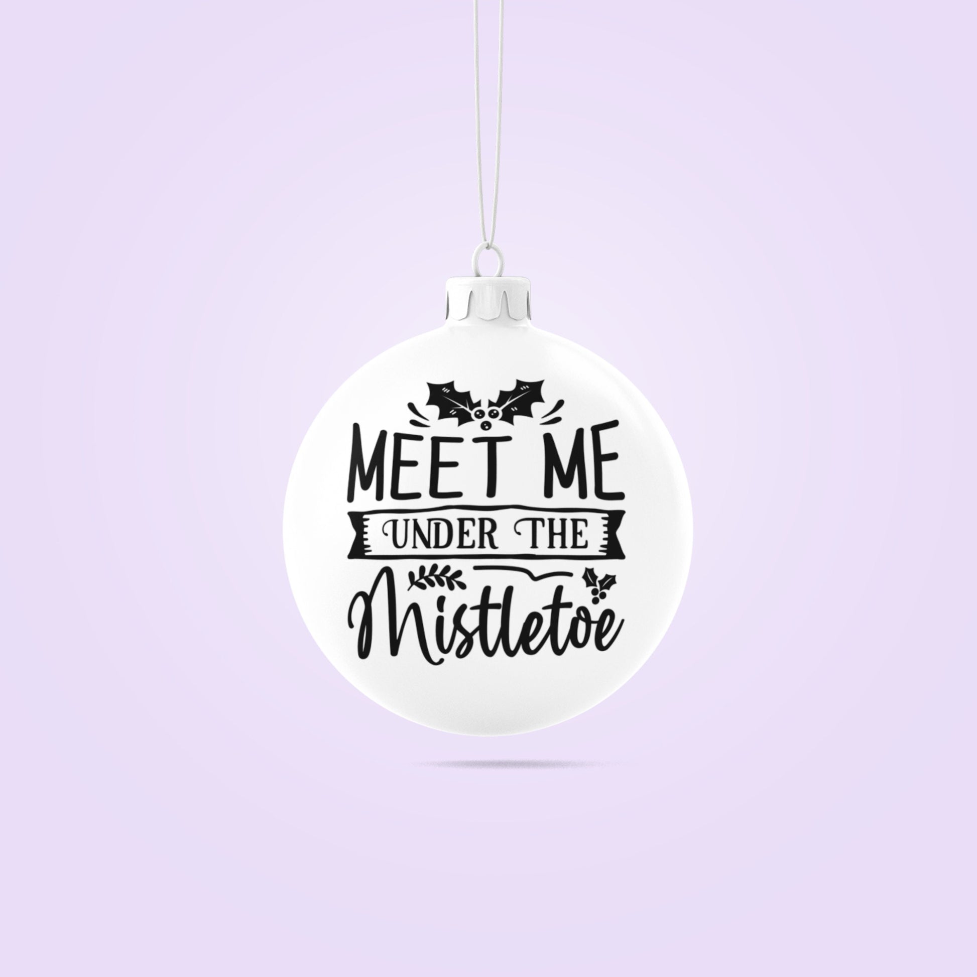 Meet Me Under The Mistletoe SVG