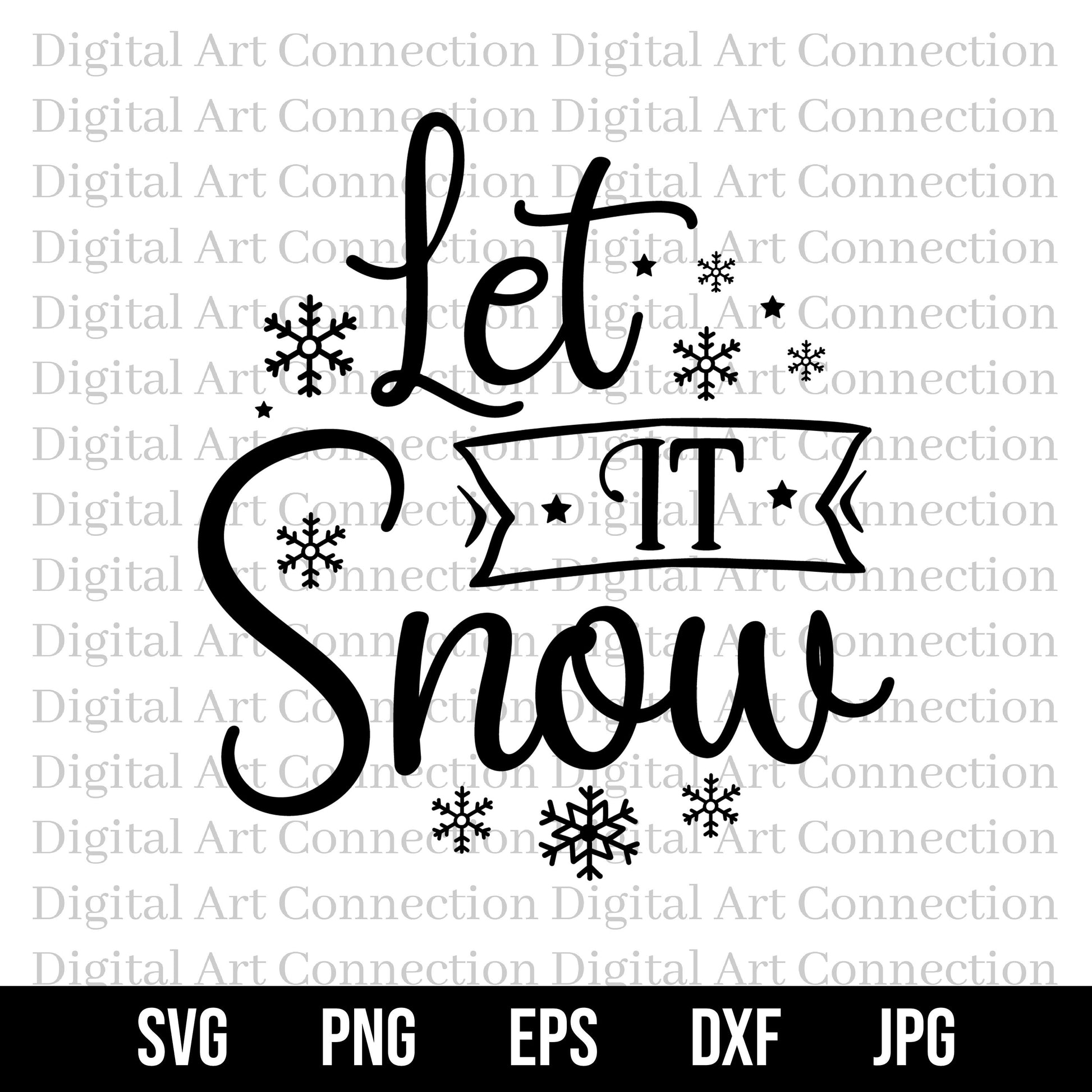 Let It Snow SVG