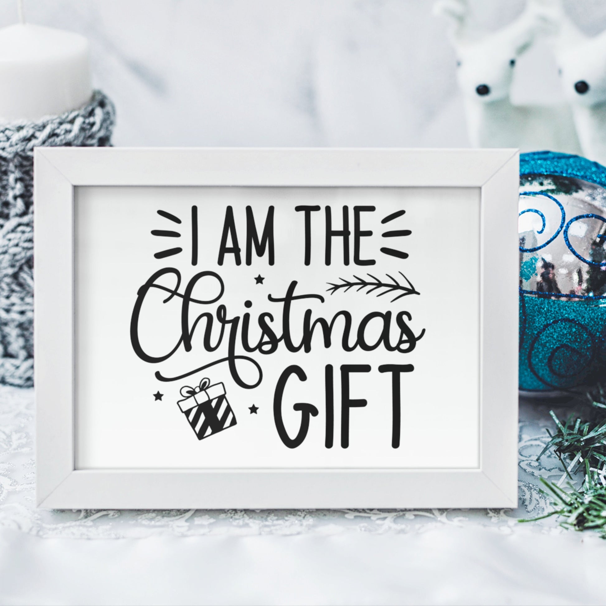 I Am The Christmas Gift SVG